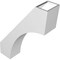 Ekena Millwork 5 1/2-in. W x 18-in. D x 24-in. H Westlake Architectural Grade PVC Knee Brace BRCP055X18X24WTL - alternate 3